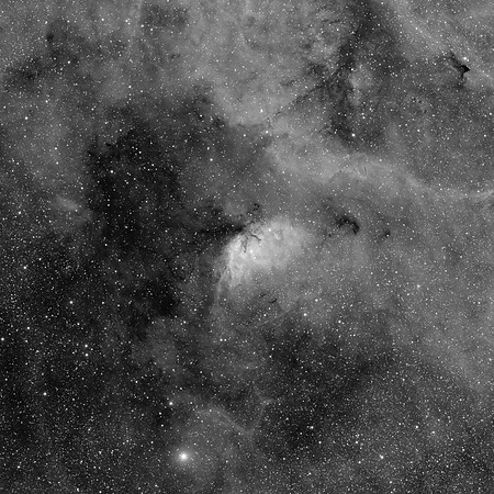 Tulip Nebula in Hydrogen Alpha light