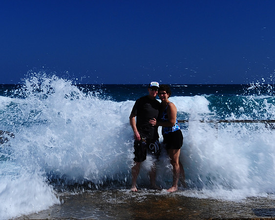 Tracy and Stuart Getting SPLASHED