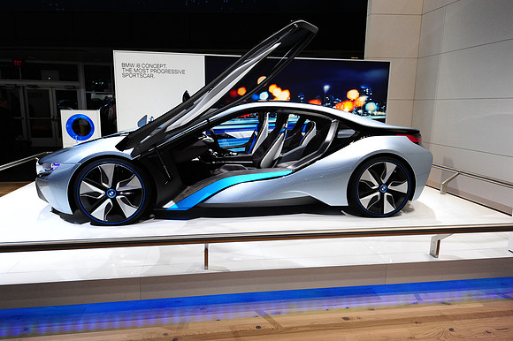 BMW i8 Doors Open