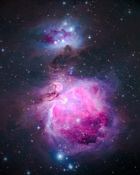 M42 and Running Man Nebulae